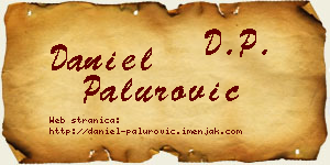 Daniel Palurović vizit kartica